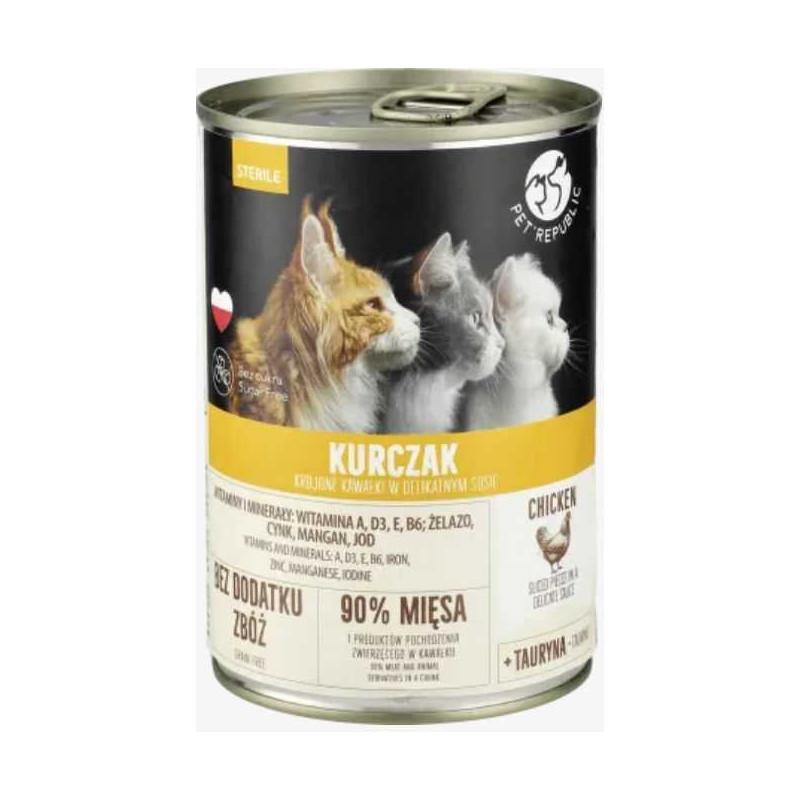 PetRepublic Sterilus viščiukas 400g