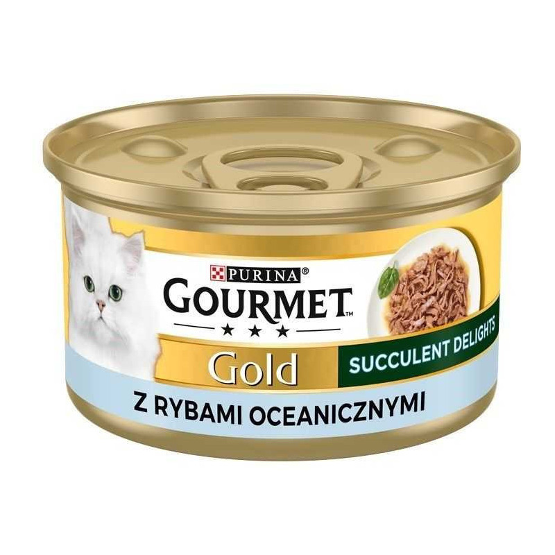 PURINA Gurmaniški Gold Sultingi gardėsiai Vandenyno žuvys 85g