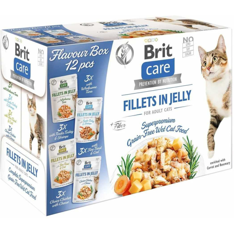 BRIT Filė drebučiuose dėžutėje 12 x 85g