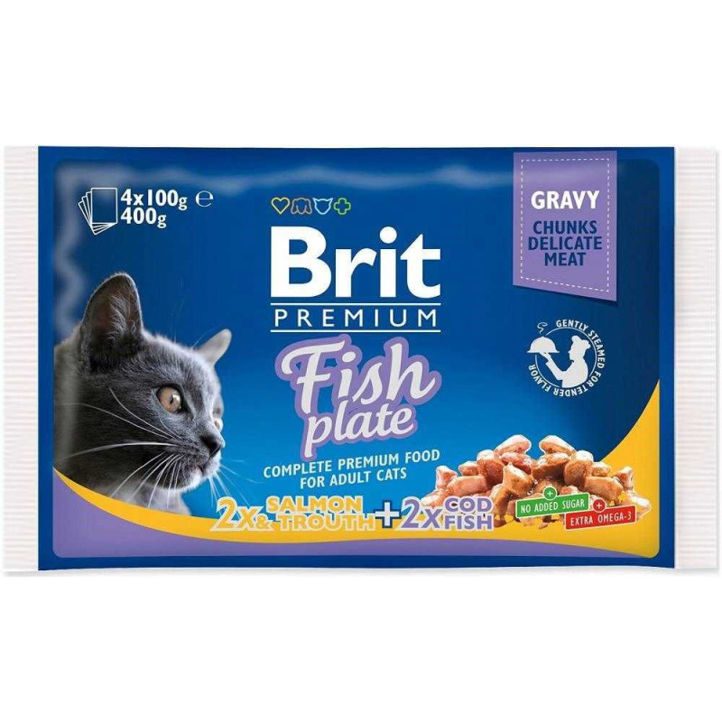 BRIT Aukščiausios kokybės žuvies lėkštė 4x100g