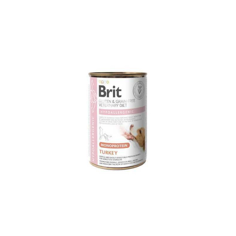 Brit Vet _7715751 Brit GF veterinarinės dietos Dog Skardinė Hipoalerginis monoproteinas T