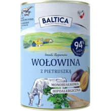 BALTICA Regionų skoniai Jautiena su petražolėmis - šlapias šunų ėdalas - 400
