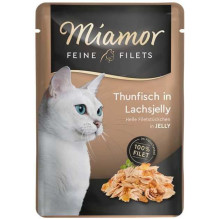 Miamor Smulkinti tuno ir lašišos filė drebučiuose 100g