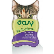 OASY Delikatesas Puikus paštetas su Turkija – šlapias kačių maistas – 85g