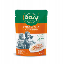 OASY More Love“ vištienos krūtinėlė – šlapias kačių ėdalas – 70g
