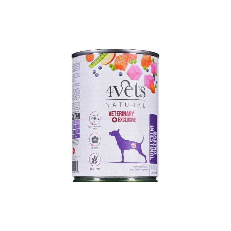 4vets 4VETS Natural Virškinimo traktas Dog - šlapias šunų maistas - 400 g