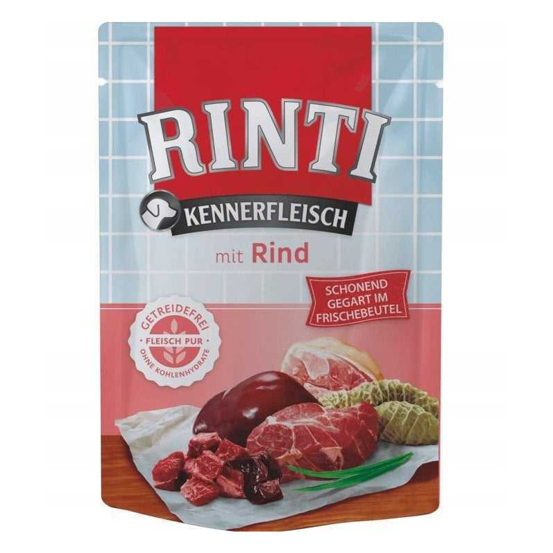 RINTI RINTI Kennerfleisch jautienos šlapias šunų ėdalas - 400g