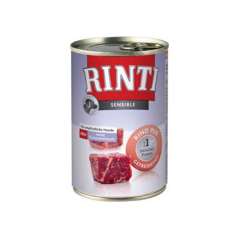RINTI RINTI Vienkartinis ėdalas Pur Jautiena - šlapias šunų ėdalas - 400g