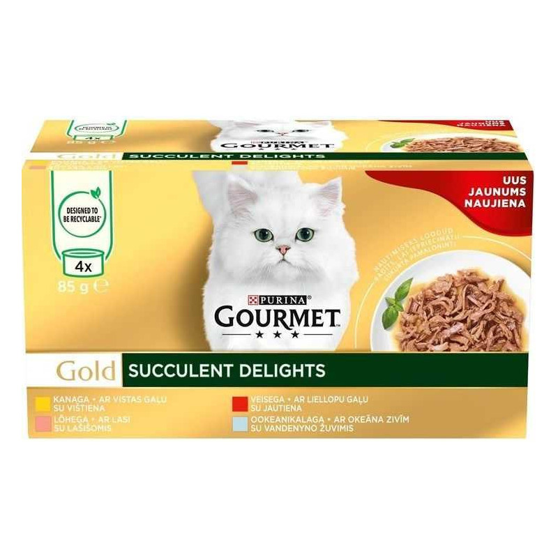 GOURMET Gold Sultingų gardumynų mišinys 4x85g