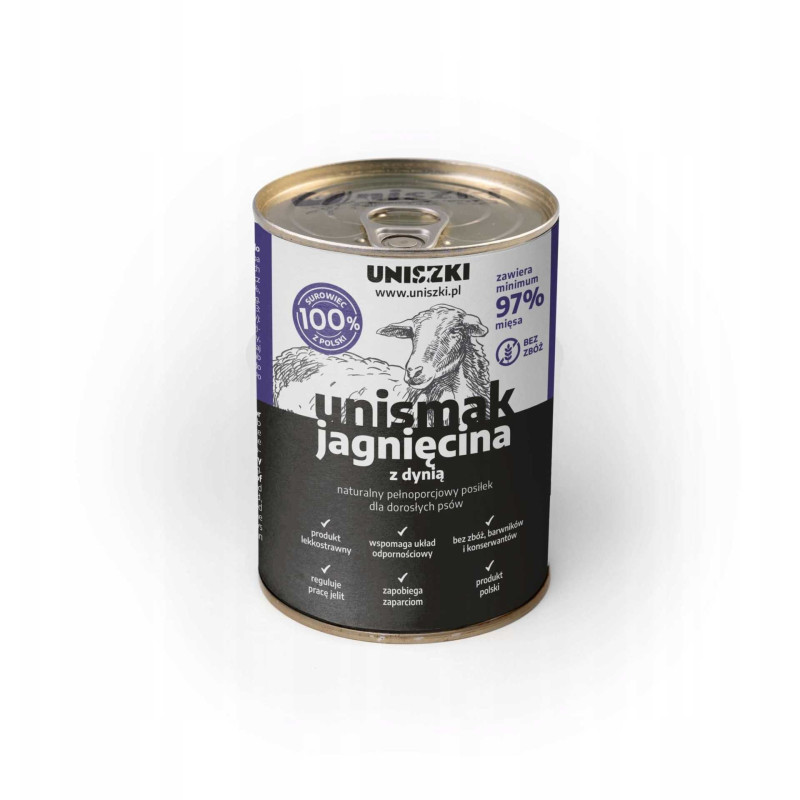 UNISZKI UNISZKI Unismak Jagnięcina 400g