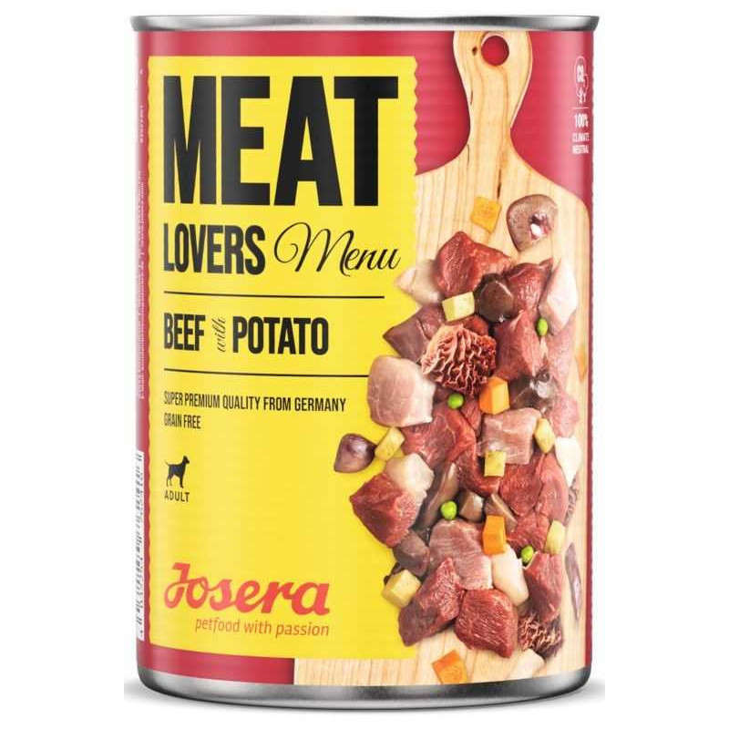 JOSERA „MeatLovers“ meniu Jautiena su bulvėmis 800g