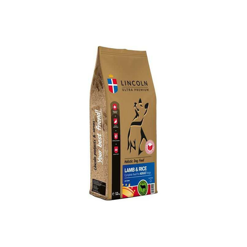Lincoln LINCOLN Ultra premium Medium and large Lamb with rice - dry dog food -