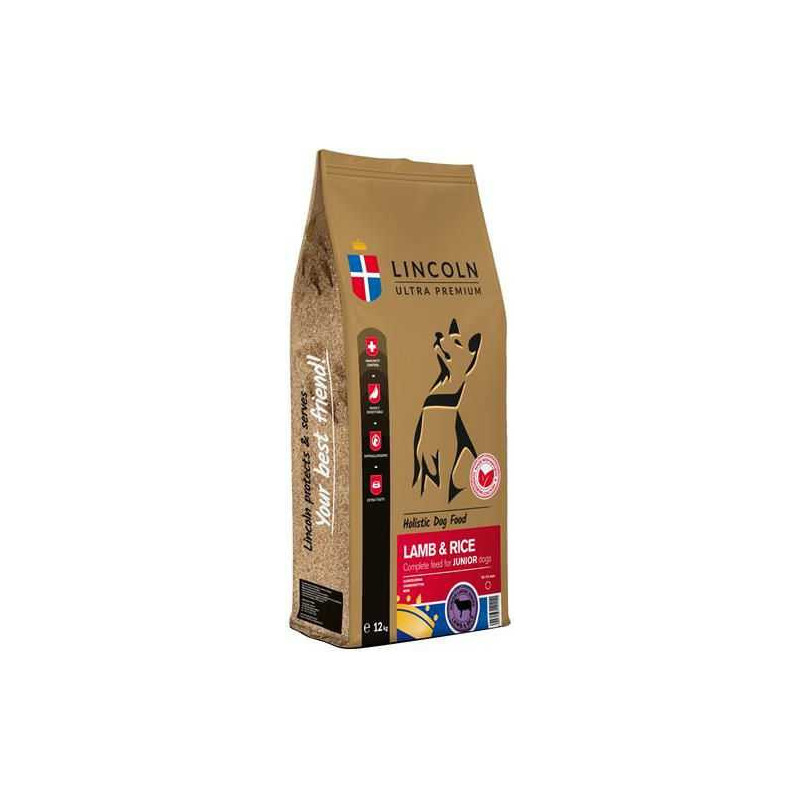 Lincoln LINCOLN Ultra premium Junior Large Lamb - dry dog food - 12kg.