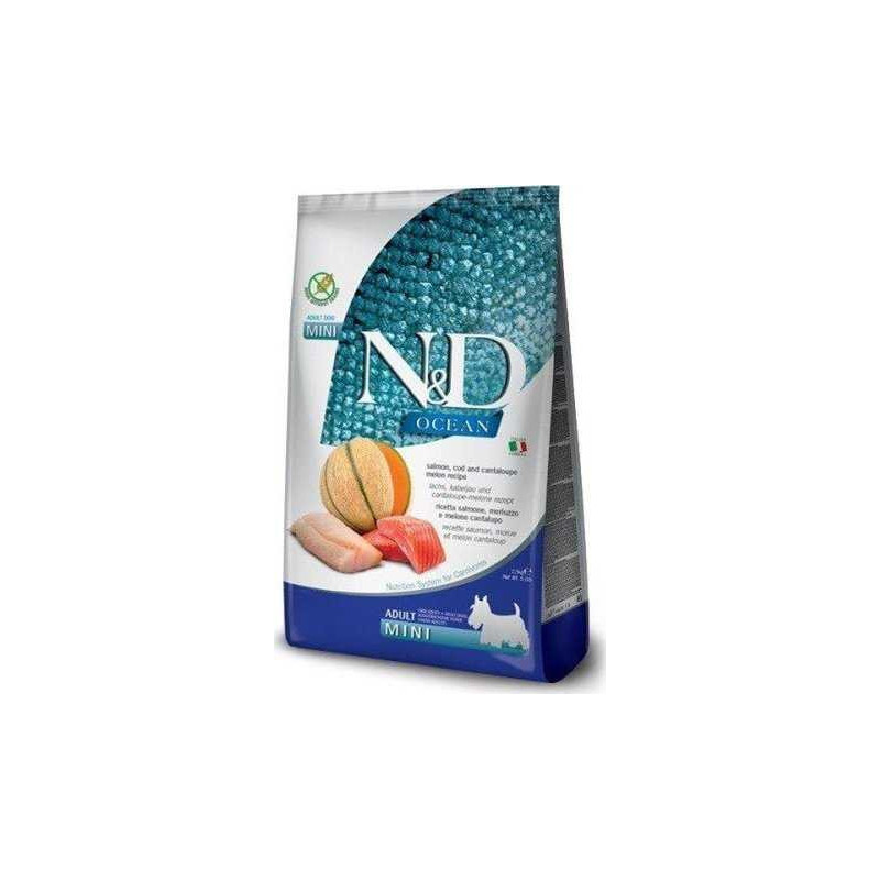 Farmina FARMINA N&amp;D Ocean Dog Salmon, Cod, Cantaloupe, Melon Adult Mini - dry