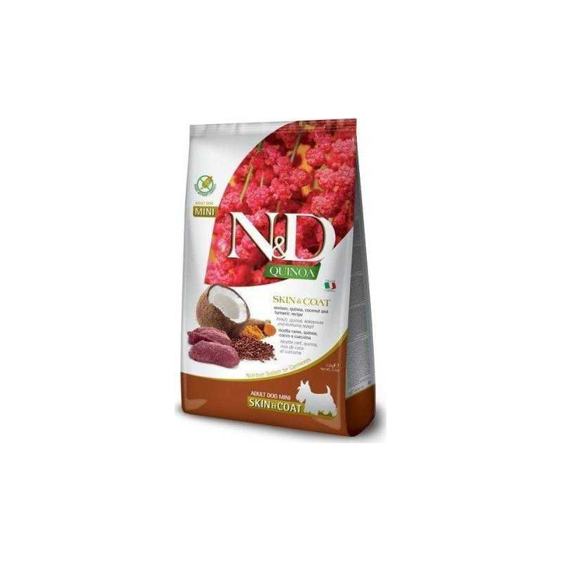 Farmina FARMINA ND Quinoa Dog SkinCoat Venison, Coconut Adult Mini - dry to