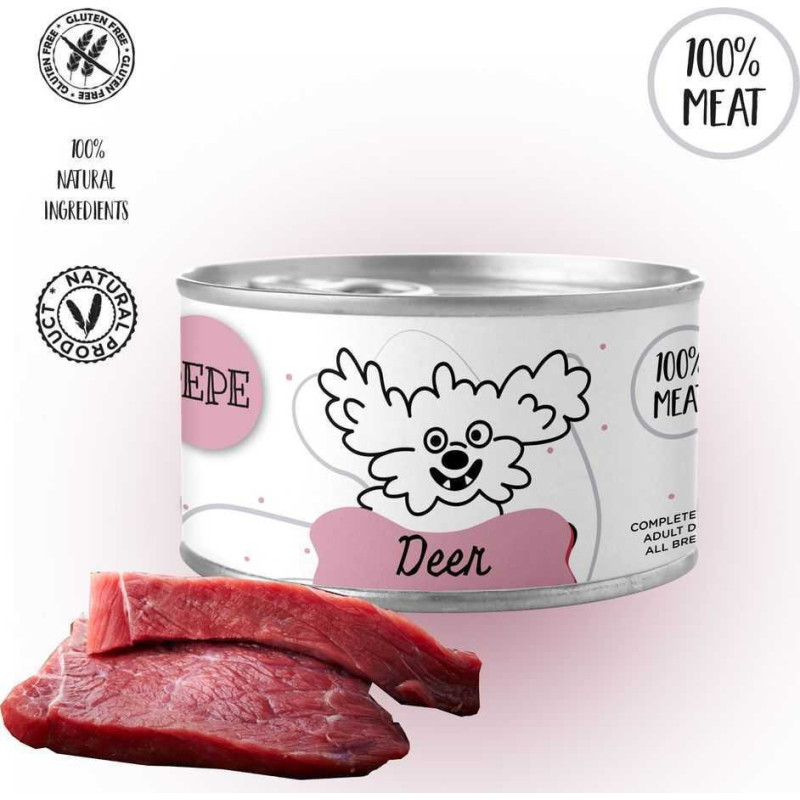 Pepe Goat - PAKA ZWIERZAKA šunų ėdalas 400g PAKA ZWIERZAKA
