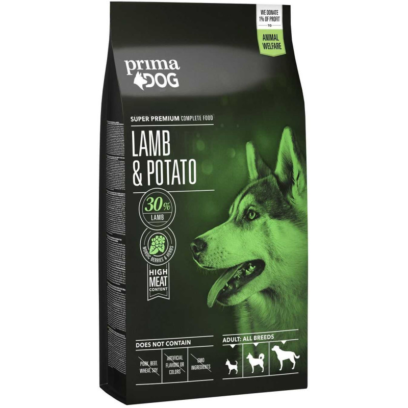 PRIMA Suaugęs ėriena ir bulvės 10kg