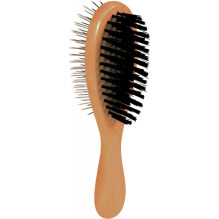 TRIXIE Trixie DVIPUSIS ŠEPETĖLIS VIELA IR NAILONINIS ŠERELIAI 6 x 21 cm