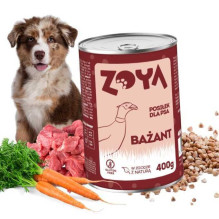 ZOYA ZOYA Fazanas – konservuotas šlapias šunų maistas 400g