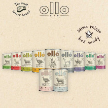 OLLO _7607239 OLLO Šuniukų Umami jautiena ir žaliosios skrandžiai su ančių kepenėlėmis - šlapias