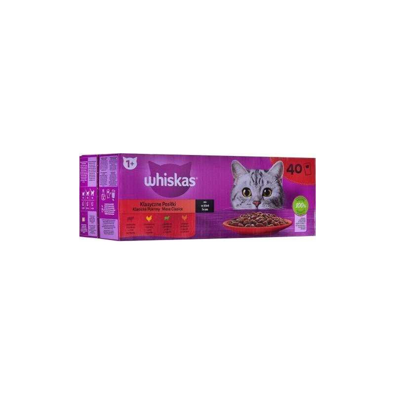 Whiskas Whiskas WHISKAS Classic meals in sauce mix for cats 40x85g