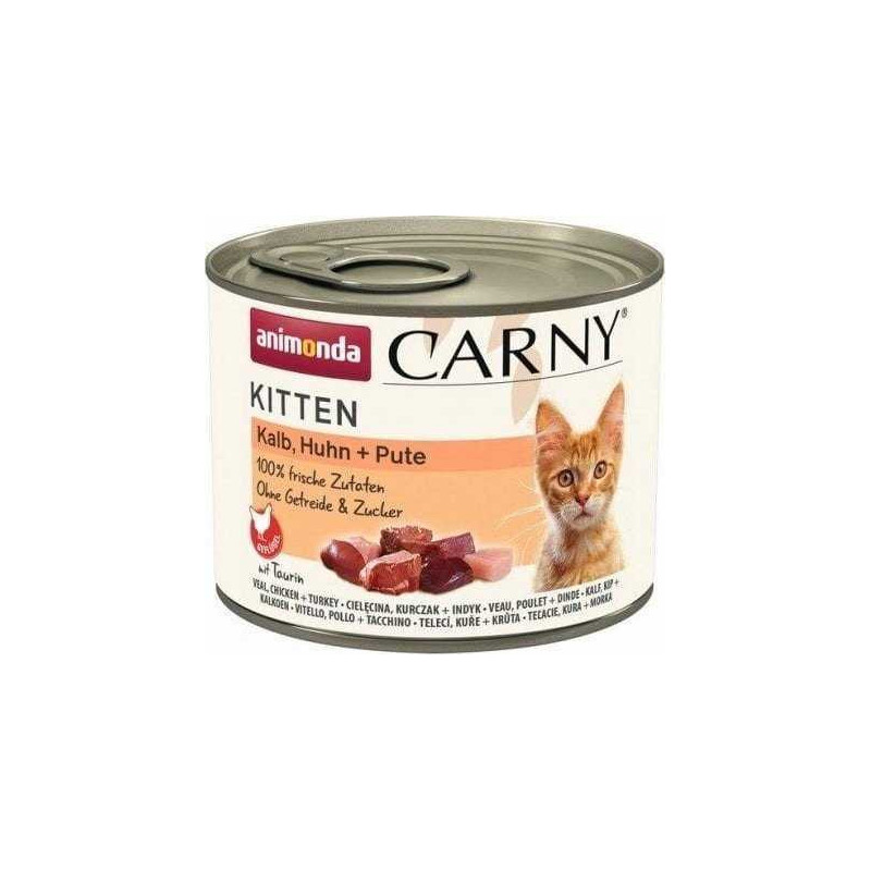Animonda ANIMONDA Carny Kitten Veal, chicken, turkey - wet cat food - 200g