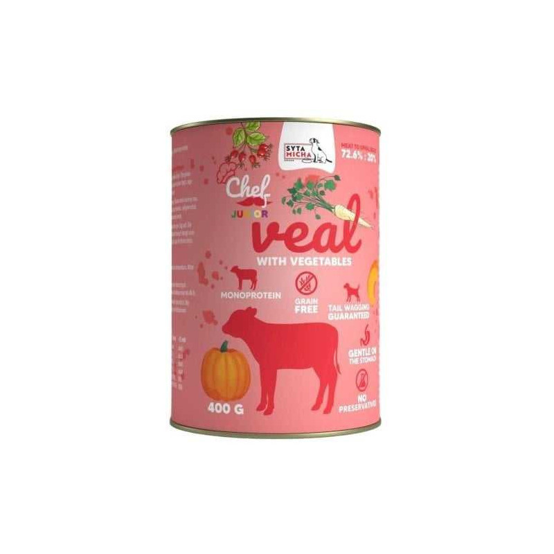 SYTA MICHA SYTA MICHA Chef veal with vegetables junior wet food for