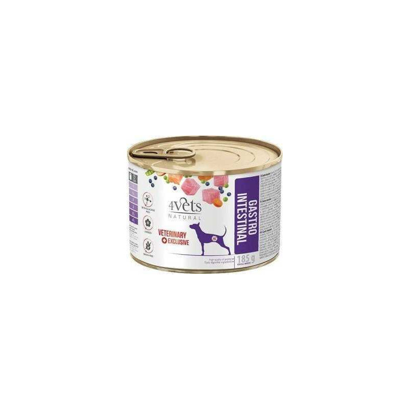 4vets 4VETS Natural Gastro Intestinal Dog - wet dog food - 185 g