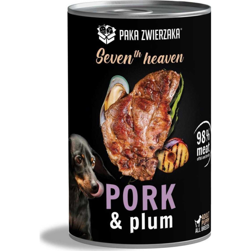 PAKA ZWIERZAKA PAKA ZWIERZAKA Seventh Heaven Pork with plum - wet dog food -