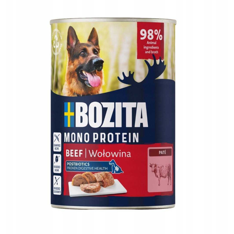 BOZITA BOZITA dog pate beef 400g