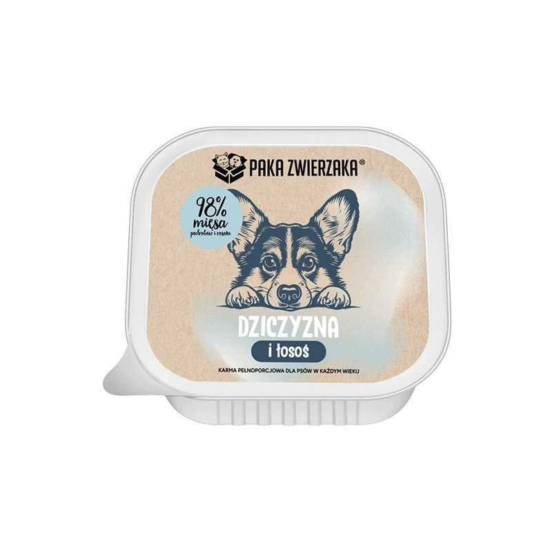 PAKA ZWIERZAKA PAKA ZWIERZAKA Game and salmon - wet dog food - 150g