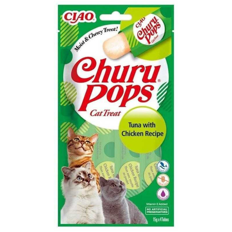 INABA Churu Pops Tuna with Chiken 4x15g