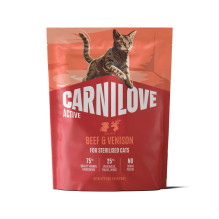 CARNILOVE Carnilove Cat Active Sterilised Beef & Venison 0,4 kg CARNILOVE Carnilove Cat Active Sterilised Beef & Venison 0,4 kg
