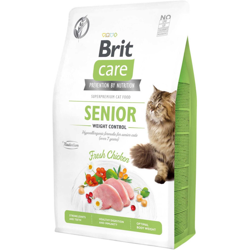 BRIT CARE Senior Weight Control Fresh Chicken 2kg