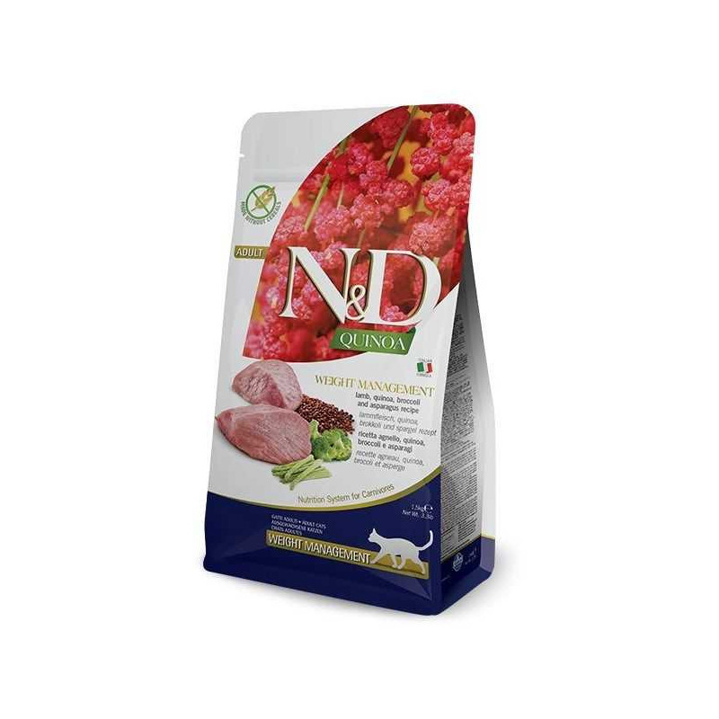 Farmina N&amp;D Quinoa Weight Management Lamb and Broccoli Adult 5kg