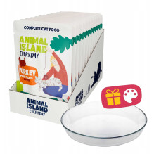 Animal Island ANIMAL ISLAND Turkey fillet 12x85g + plate