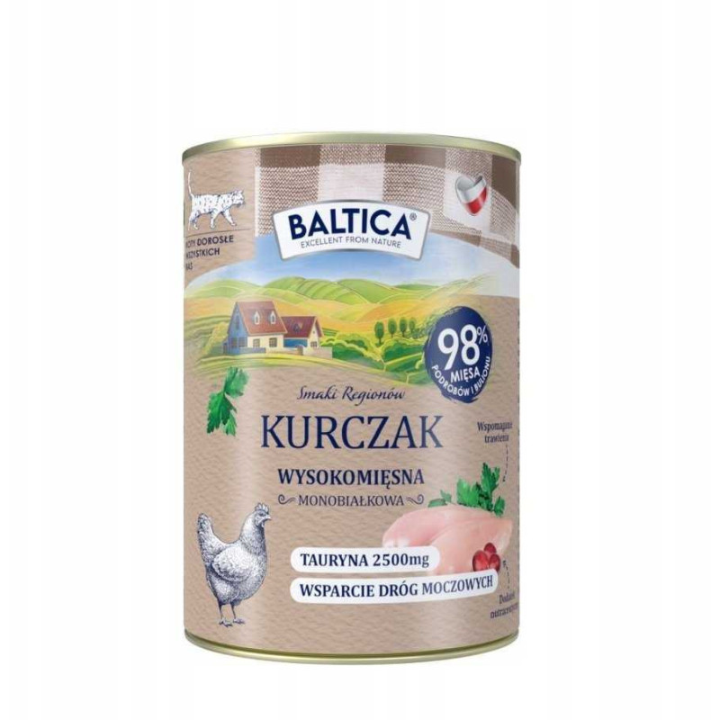 Baltica BALTICA FLAVORS OF THE REGIONS Adult Cat Chicken 400g