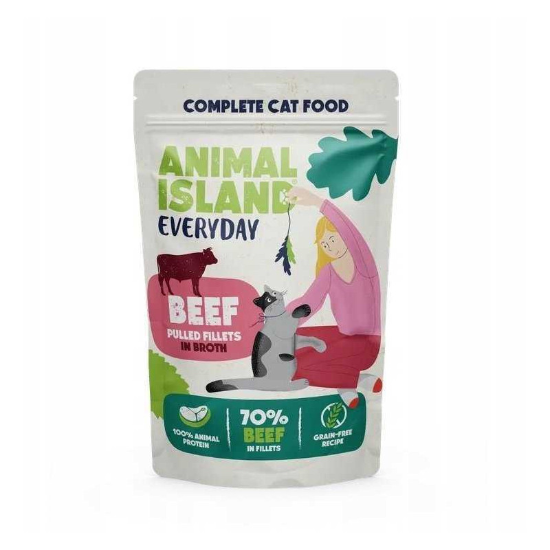Animal Island Animal Island ANIMAL ISLAND Everyday wet food beef wa