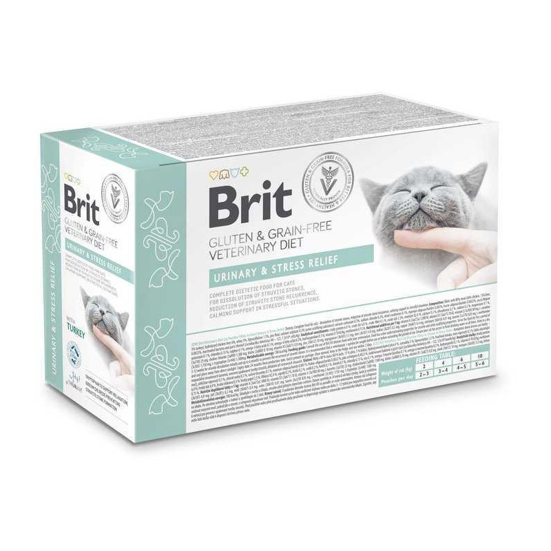 BRIT BRIT VD Urinary and Stress Relief Pouch - wet cat food - 12x8