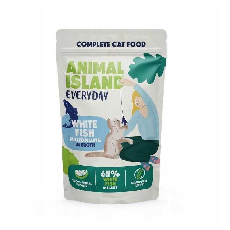 Animal Island Animal Island ANIMAL ISLAND white fish, pulled fillets in ro