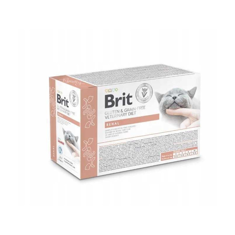 BRIT BRIT VD Renal Cat Pouch - wet cat food - 12x85g