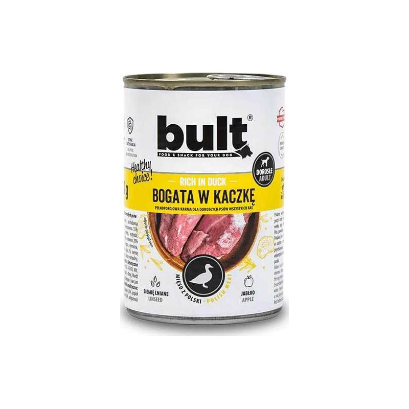 BULT Rich in duck - Wet dog food - 800 g