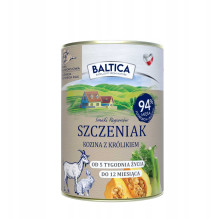 BALTICA Smaki regionów Puppy Goat with rabbit - wet dog food