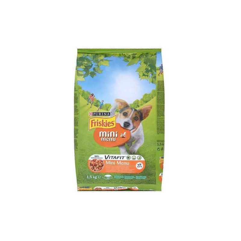 PURINA FRISKIES Mini Menu Chicken with vegetables - dry dog food - 1.5 kg