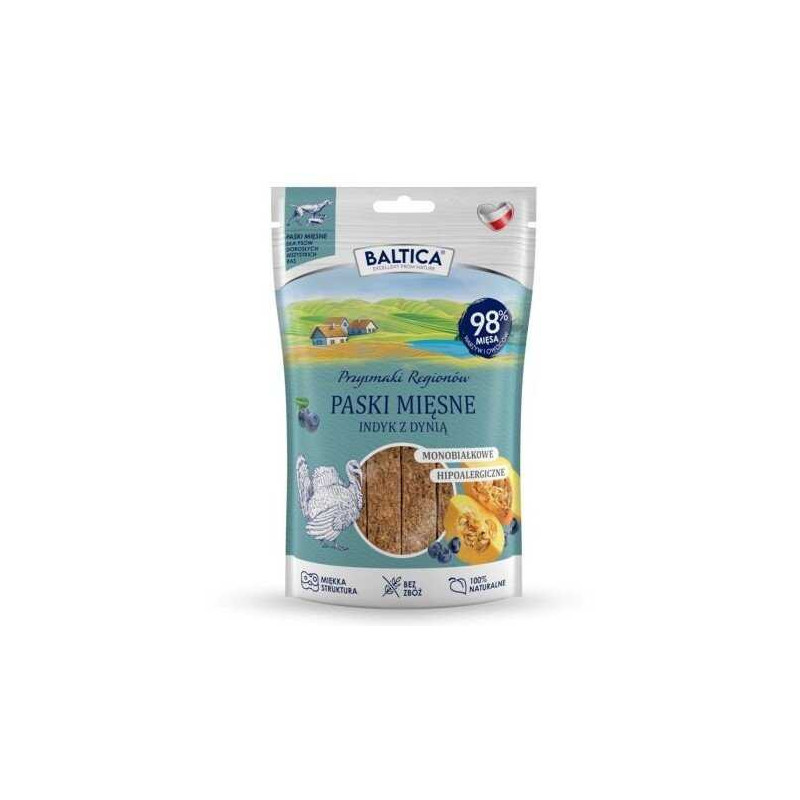 BALTICA Delicacies of the Regions Mono Meat Strips Turkey with Pumpkin