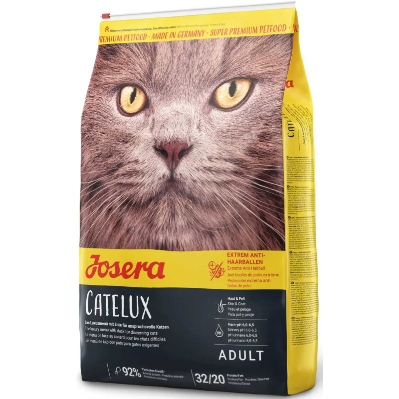 JOSERA Catelux Skin and Coats Duck and Chicken Adul 2kg