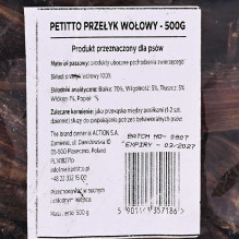 PETITTO PETITTO Beef Esophagus - dog chew - 500g