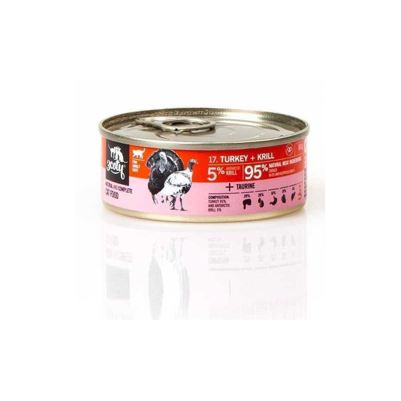3coty 3COTY Turkey with krill - wet cat food - 80g