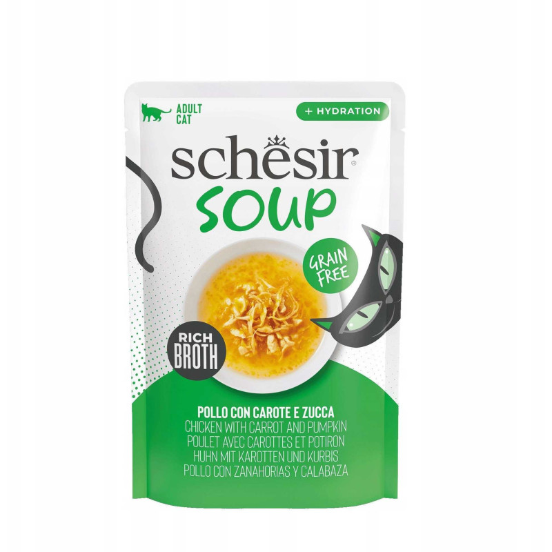 Whiskas Soup, wet food, for cats, chicken soup with pumpkin, 40 g, sas