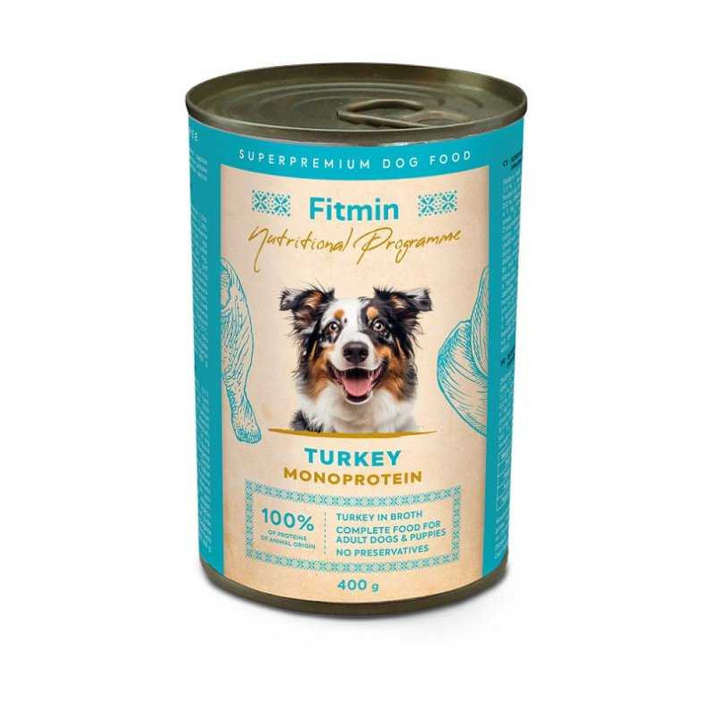FITMIN Program wet dog food with turkey 400g